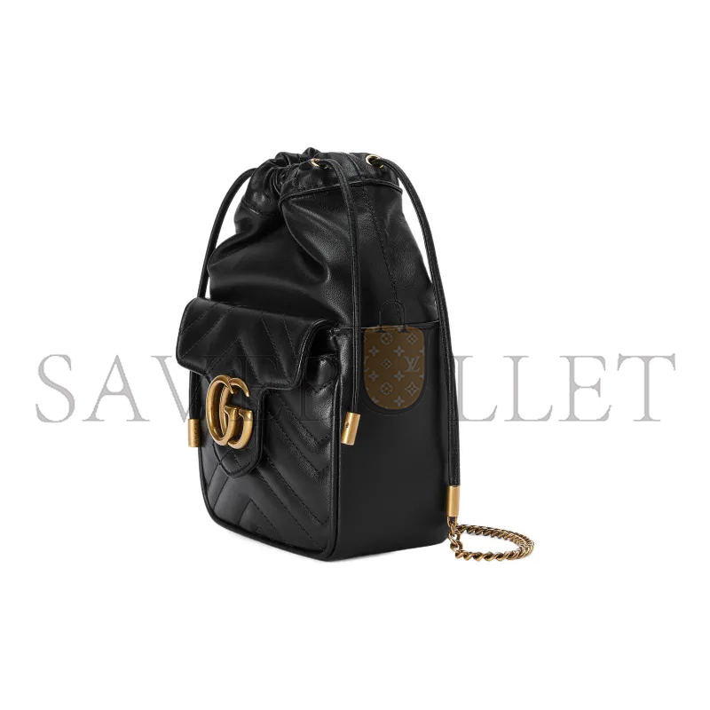 GUCCI GG MARMONT MINI BUCKET BAG 746433 (20*14.5*7.5cm)